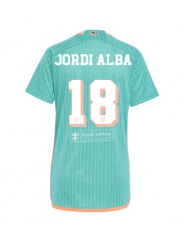 Billige Inter Miami Jordi Alba #18 Tredjedrakt Dame 2024-25 Kortermet